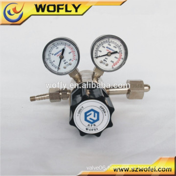 R11 gas Argon stainless steel ultra high pressure gas pressure regulator